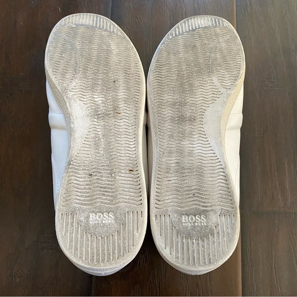 Hugo Boss Mens white sneakers size 43/ 10 - Picture 2 of 9